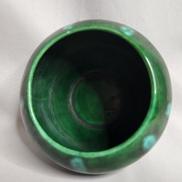 The Violet Pot 1997 Vintage Jade Green Ceramic African Violets - Picture 6 of 8